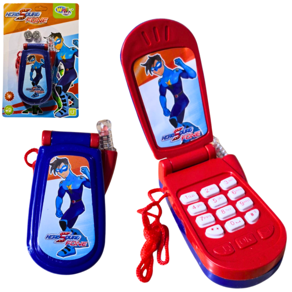 CELULAR INFANTIL C/SOM E LUZ HERO - WBU2864